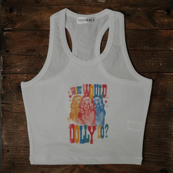 Music Fan WWDD Crop Tank - Picture 1 of 1